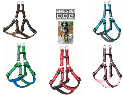 Weaver Terrain D.O.G. Durable Pet Outdoor Gear Reflective Neoprene Lined Harness - Hooves and Paws
