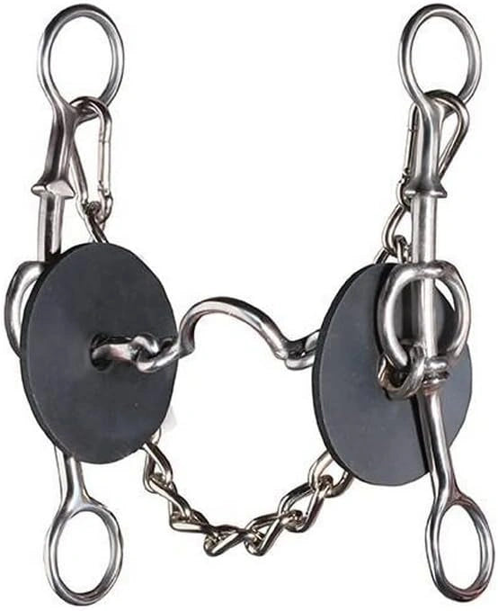 Professional's Choice Professional Elevation Gag Medium Port Bit - Hooves and Paws