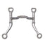 Myler Flat Shank With Sweet Iron Low Port Comfort Snaffle 5 1/2 Inch Mouth Copper Inlay Mb 04 - Hooves and Paws