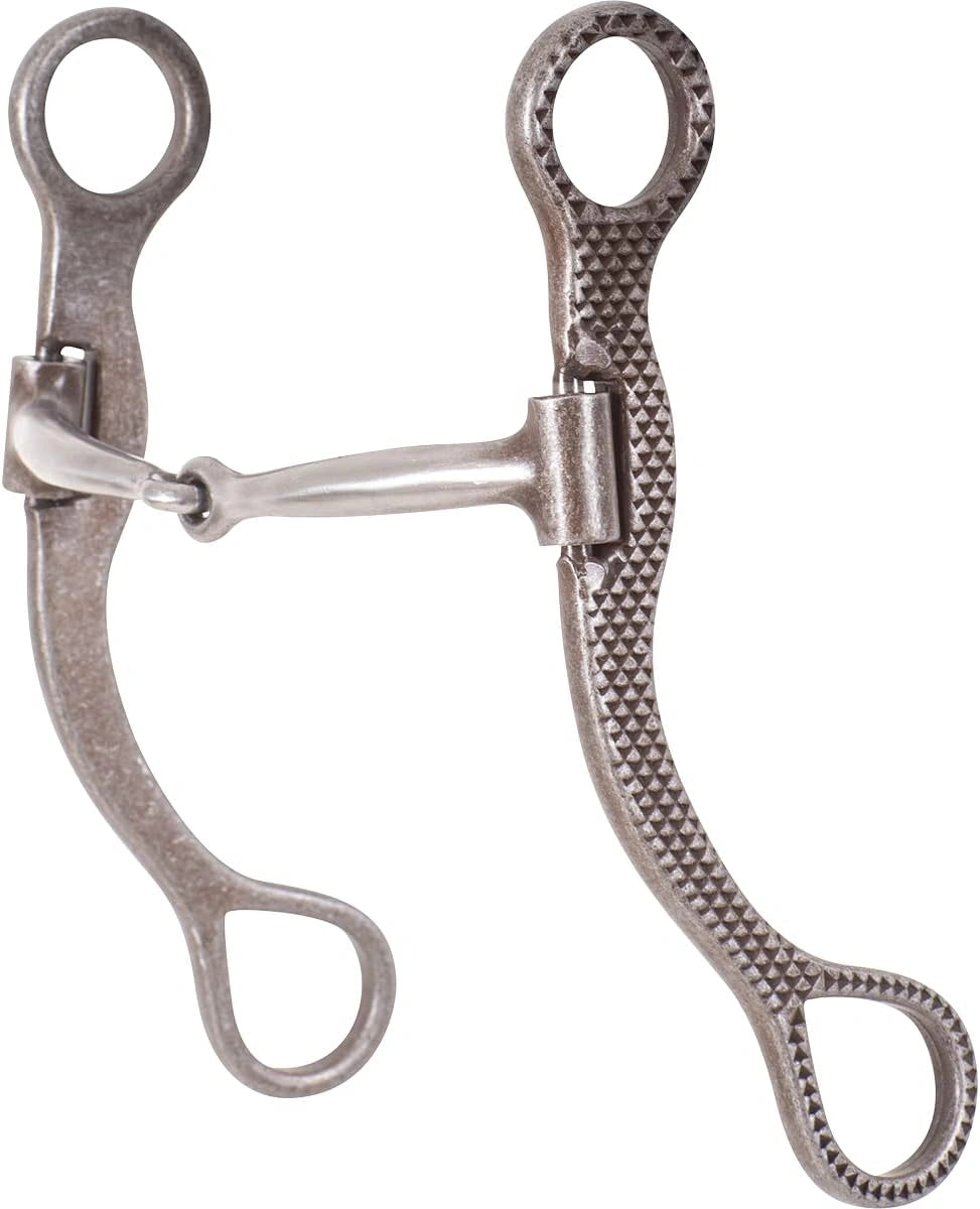Classic Equine Rasp Performance Series Straight Shank Bit with Smooth Bar - 5 1/8" Mouth, 7" Shank