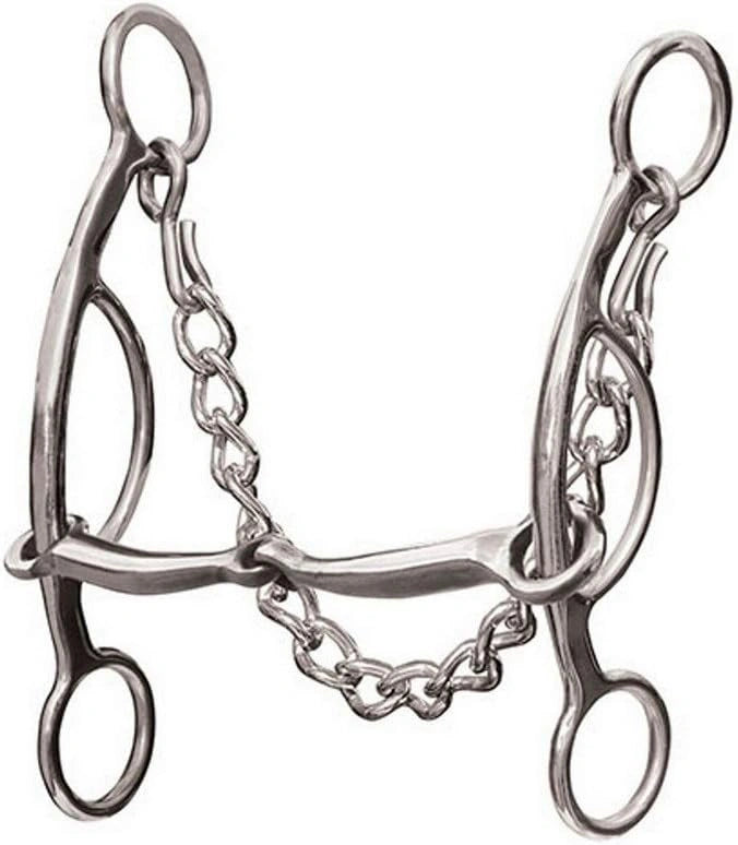 Professional's Choice Futurity 5 3/4" Mouth Snaffle BIT and 6.5" Cheeks
