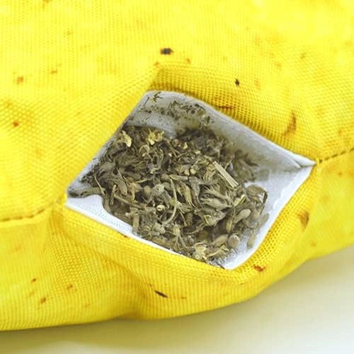 Doggijuana Refillable Premium Organic USA Catnip Dog Toy Naturally Calming - Hooves and Paws