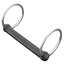 Weaver Leather 5" Rubber Mouth Malleable Sweet Iron Copper Driving Bit - 5" Mouth, 2-1/2" Rings