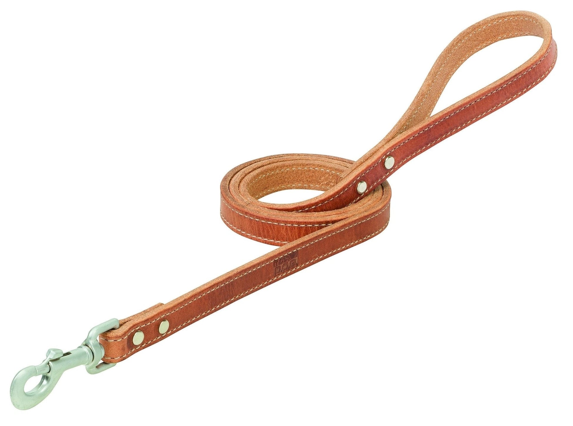 Weaver Leather Harness Leather Dog Leash Natural Russet (Sell out) - Hooves and Paws