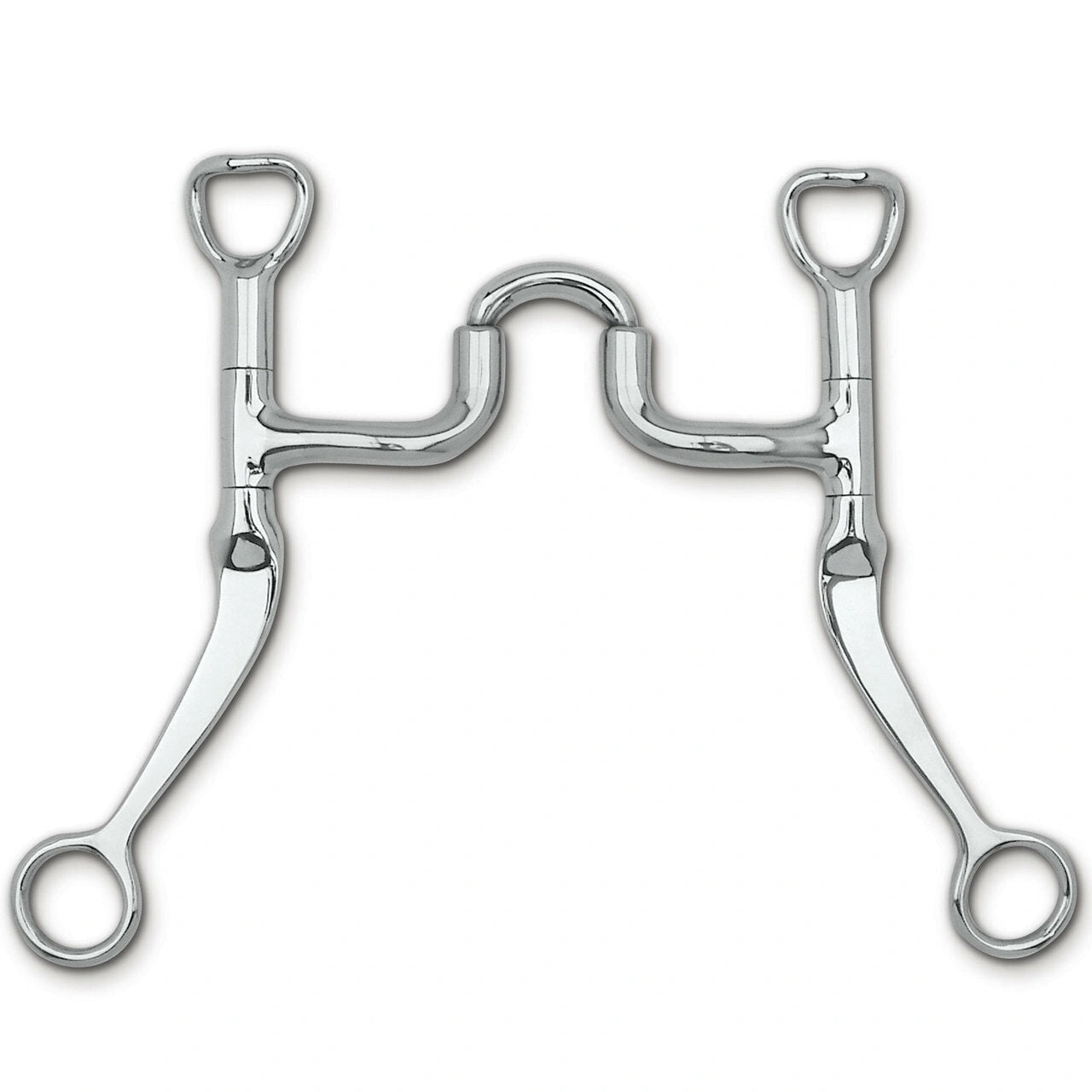Myler Flat Shank With Sweet Iron Correctional 5 Inch Mouth Curb Bit Mb 47 - Hooves and Paws