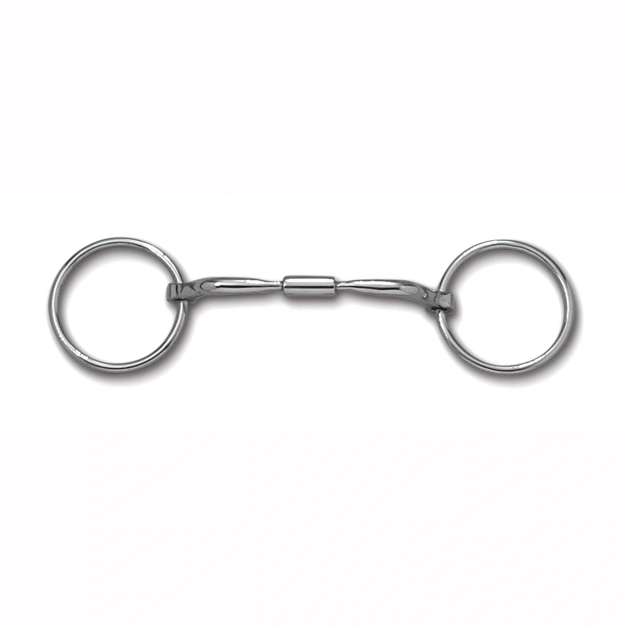 Myler Loose Ring With Stainless Steel Comfort Snaffle Wide Barrel 6 Inch Mouth Copper Inlay Mb 02 - Hooves and Paws