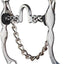 Professional's Choice Ported Chain Bit - 5 1/8" Mouthpiece, 7.5" Shank for Horse Training and Collection
