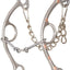 Classic Equine Sherry Cervi Long Shank Gag Bit - Small Twisted Wire Dogbone Mouthpiece - Multiple Sizes