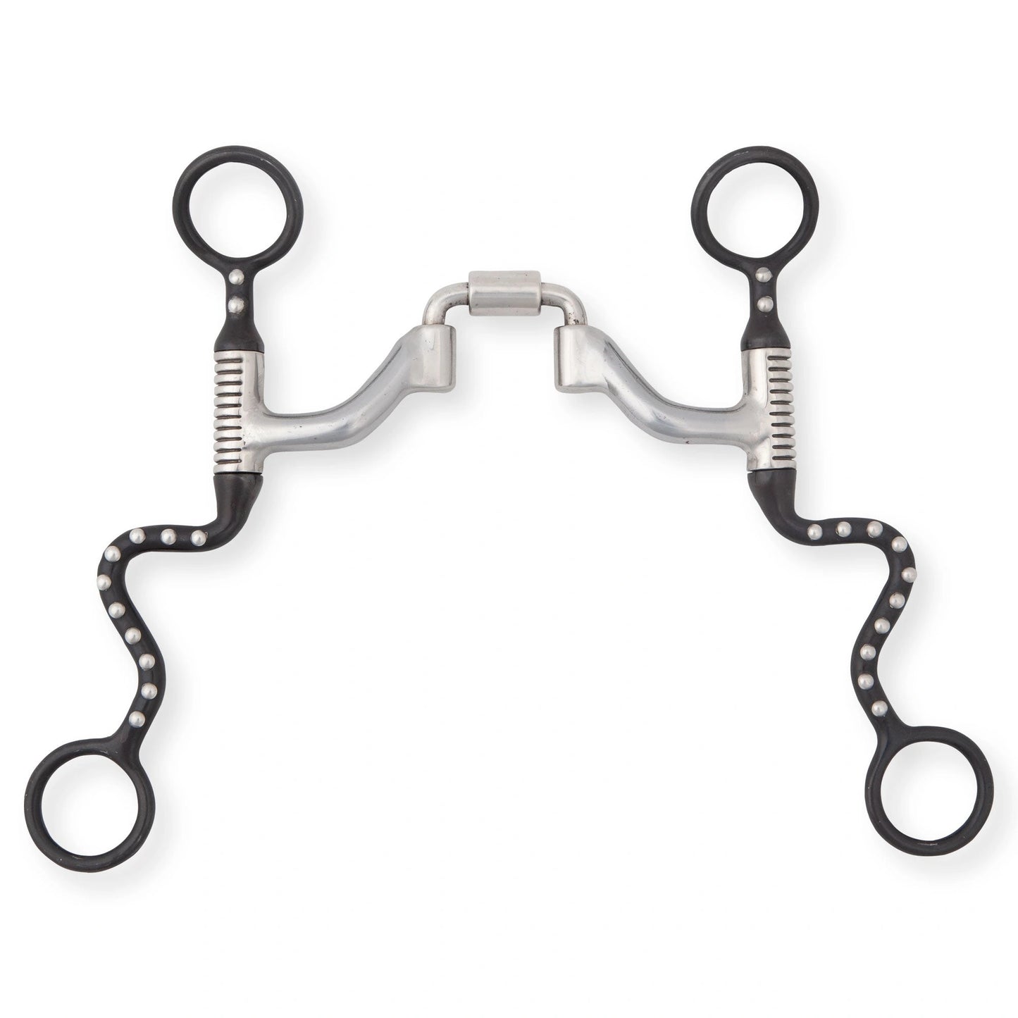 Myler Black Steel Seven Shank with Correctional Ported Barrel MB 41PB 89 - 13425 - Hooves and Paws