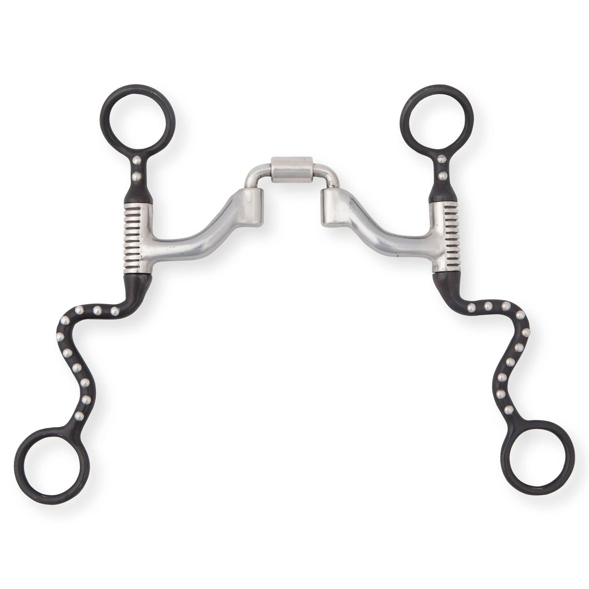 Myler Black Steel Seven Shank with Correctional Ported Barrel MB 41PB 89 - 13425 - Hooves and Paws