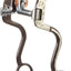 Weaver Leather 5" Sweet Iron Ported Mouth Bit with Copper Cricket - 7" S-Shank German Silver Trim