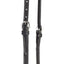 Weaver Leather Black Latigo Headstall - Doubled & Stitched with Water Tie Ends, Made in USA