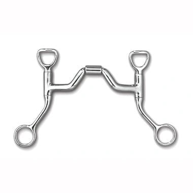 Myler Hbt Shank With Sweet Iron Ported Barrel Tom Thumb Snaffle 5 Inch Mouth Copper Inlay Mb 33 - Hooves and Paws