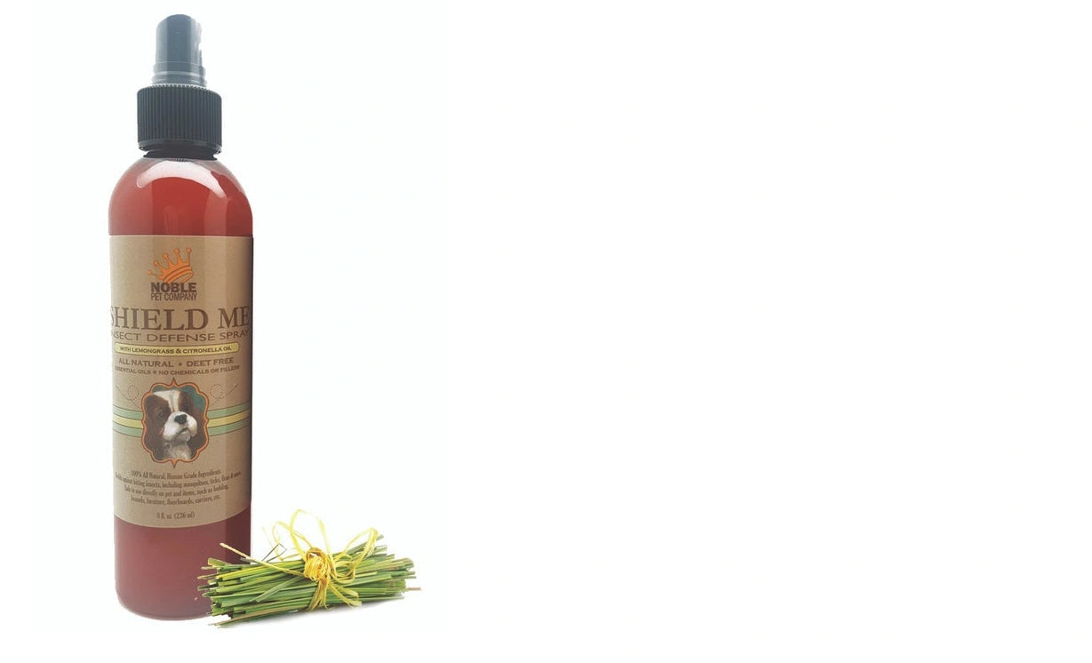 Noble Shield Me Natural Insect Defense Spray for Pets - Flea, Tick & Mosquito Repellent - 99% Natural DEET-Free