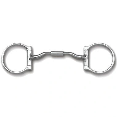 Myler Western Dee With Sweet Iron Low Port Comfort Snaffle 5 Inch Mouth Copper Inlay Mb 04 - Hooves and Paws