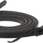 reins Weaver Leather Black Split Reins - 5/8" x 7' Hot-Stuffed Leather Chicago Screw