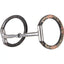 Classic Equine Professional Series Snaffle D-Ring Horse Bit - 5" Mouth, Inlaid Copper