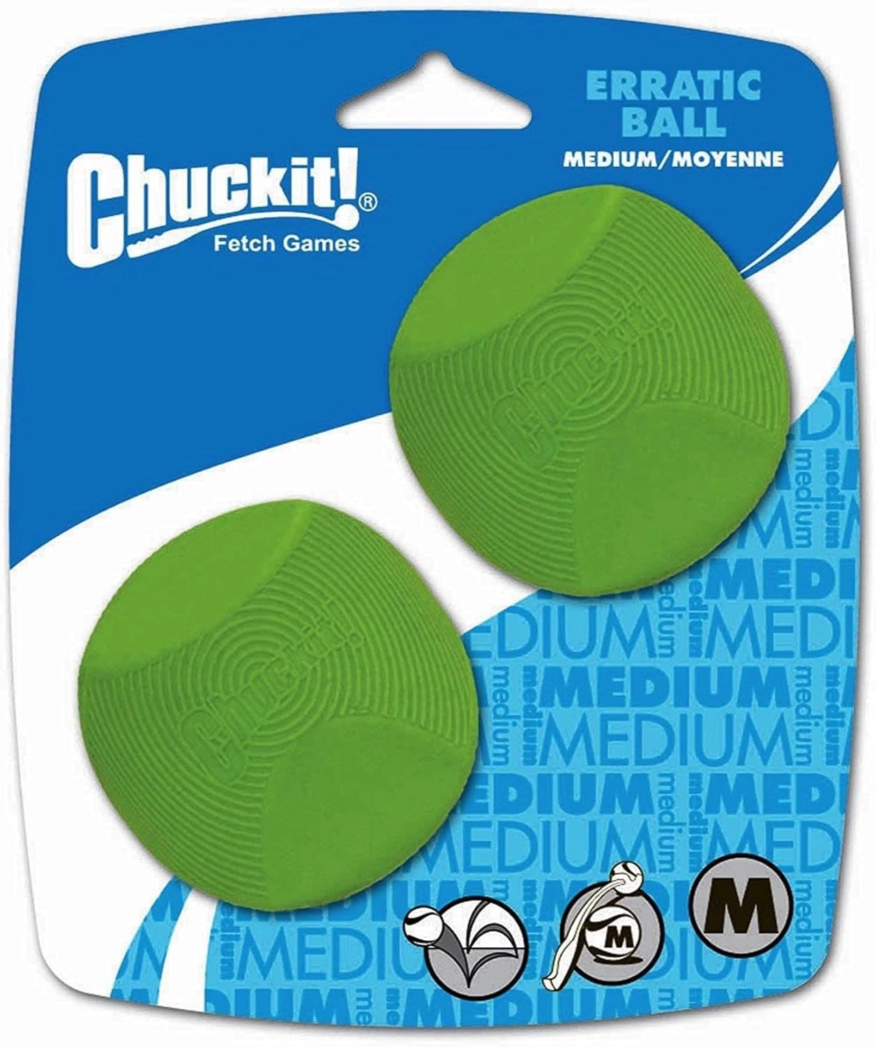 Chuck It Erratic ball 2 Pack - Hooves and Paws