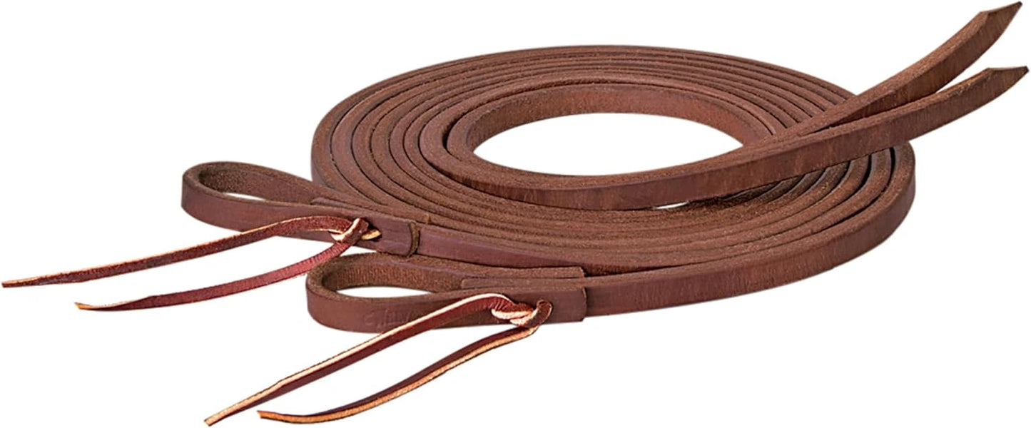 Weaver Leather ProTack Oiled Split Reins - Premium Hermann Oak Harness Leather - 1/2" x 8'