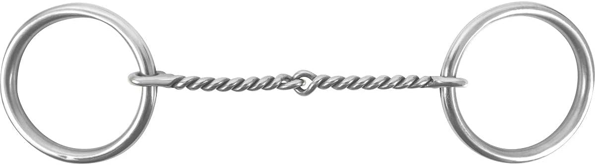 Classic Equine O-Ring Twisted Wire Snaffle: Enhance Horse Training