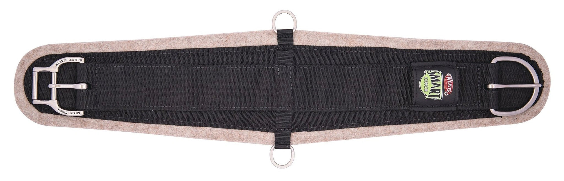 Weaver Leather Wool Blend Felt Lined Smart Cinch - Hooves and Paws