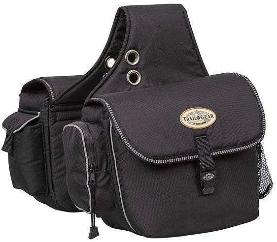 Weaver Leather Trail Gear Horse Equine Saddle Bag - Hooves and Paws