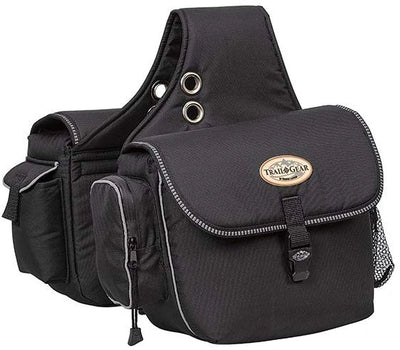 Weaver Leather Trail Gear Horse Equine Saddle Bag - Hooves and Paws