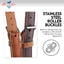Professional's Choice Dare Cribbing Collar - Reversible Leather with 1 3/4" Wide Strap and Fleece Cover