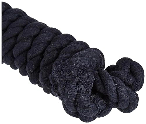 Weaver Leather Equine Performance Soft Grip Cotton Lead Rope with Brass Snap - 5/8" x 10'
