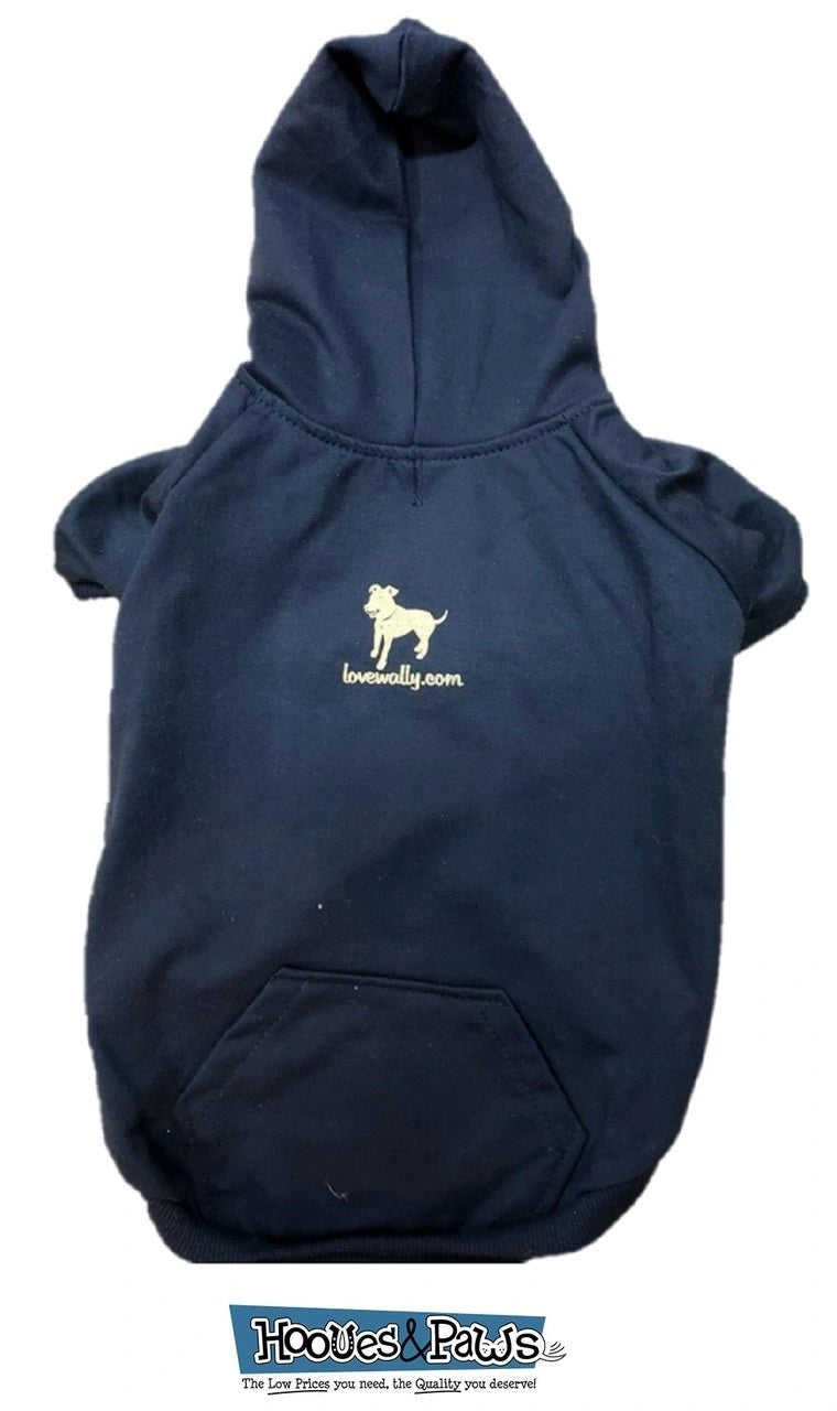 Lovewally Dog Pet Hoodie Sweatshirt Comfortable Navy Blue Jacket - Hooves and Paws
