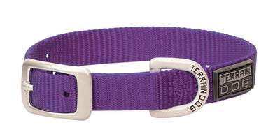 Weaver Leather Nylon Single - Ply Dog Collar - Hooves and Paws