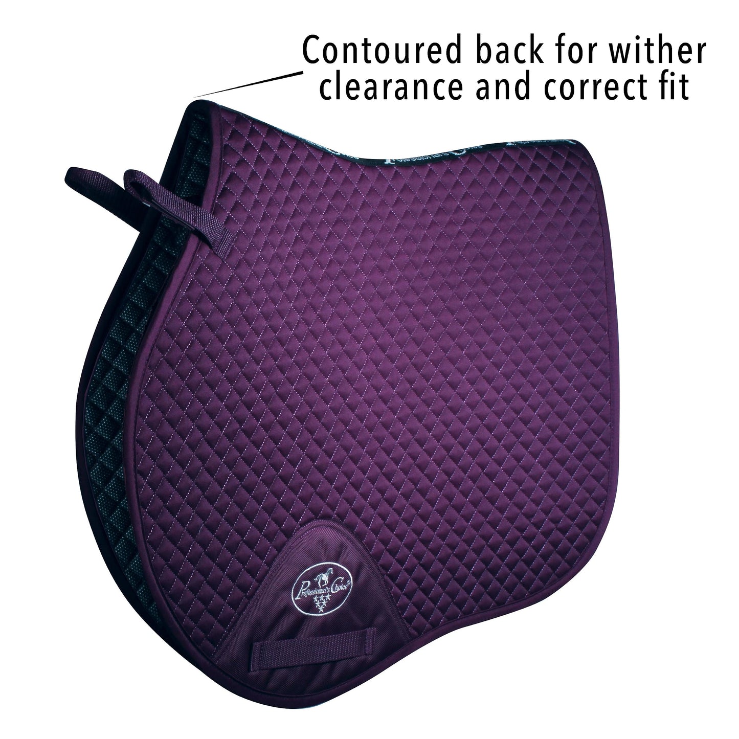 Professional's Choice Jump Pad with VenTECH Lining - Contoured Breathable Moisture-Wicking Saddle Pad