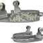 Professional's Choice Floral Bumper Spurs - 3/4" Heel Band, 1 1/4" Shank - Pair