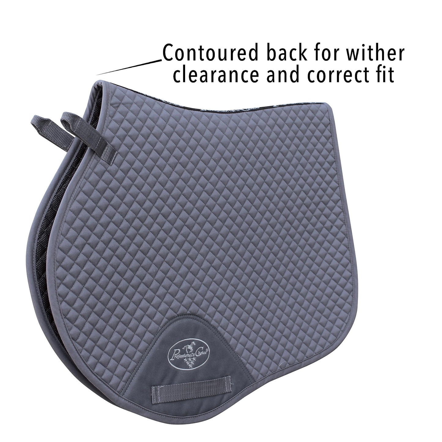 Professional's Choice Jump Pad with VenTECH Lining - Contoured Breathable Moisture-Wicking Saddle Pad