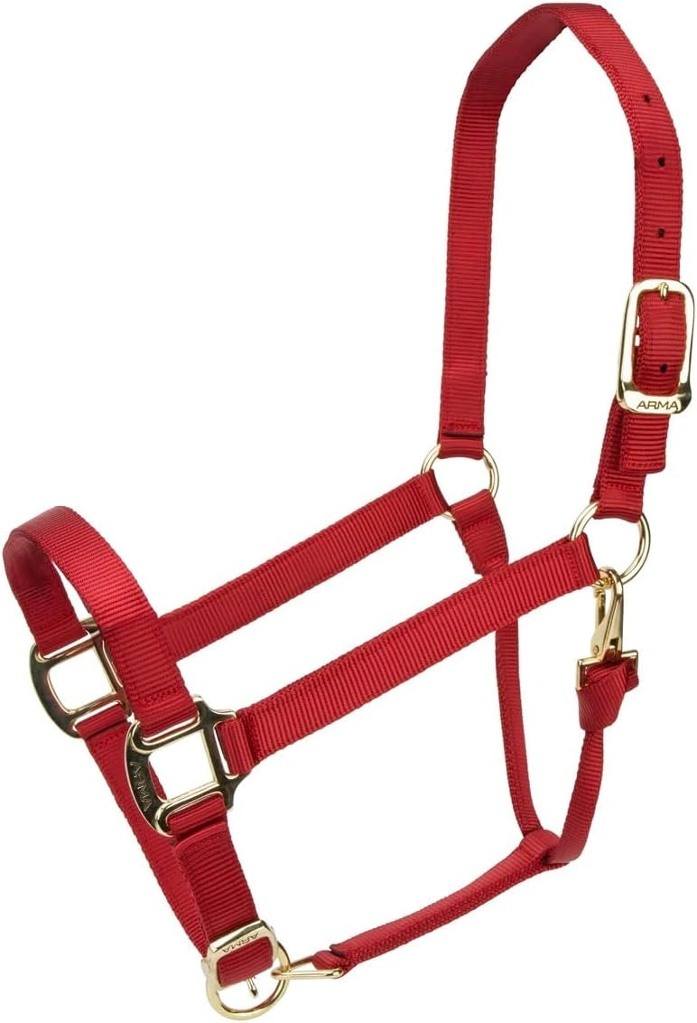 Shires ARMA Adjustable Horse Nylon Halter 10574 - Hooves and Paws