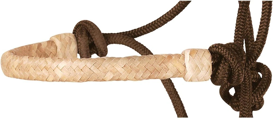 Cashel Rawhide Noseband Rope Halter with 9' Lead – Average/Large
