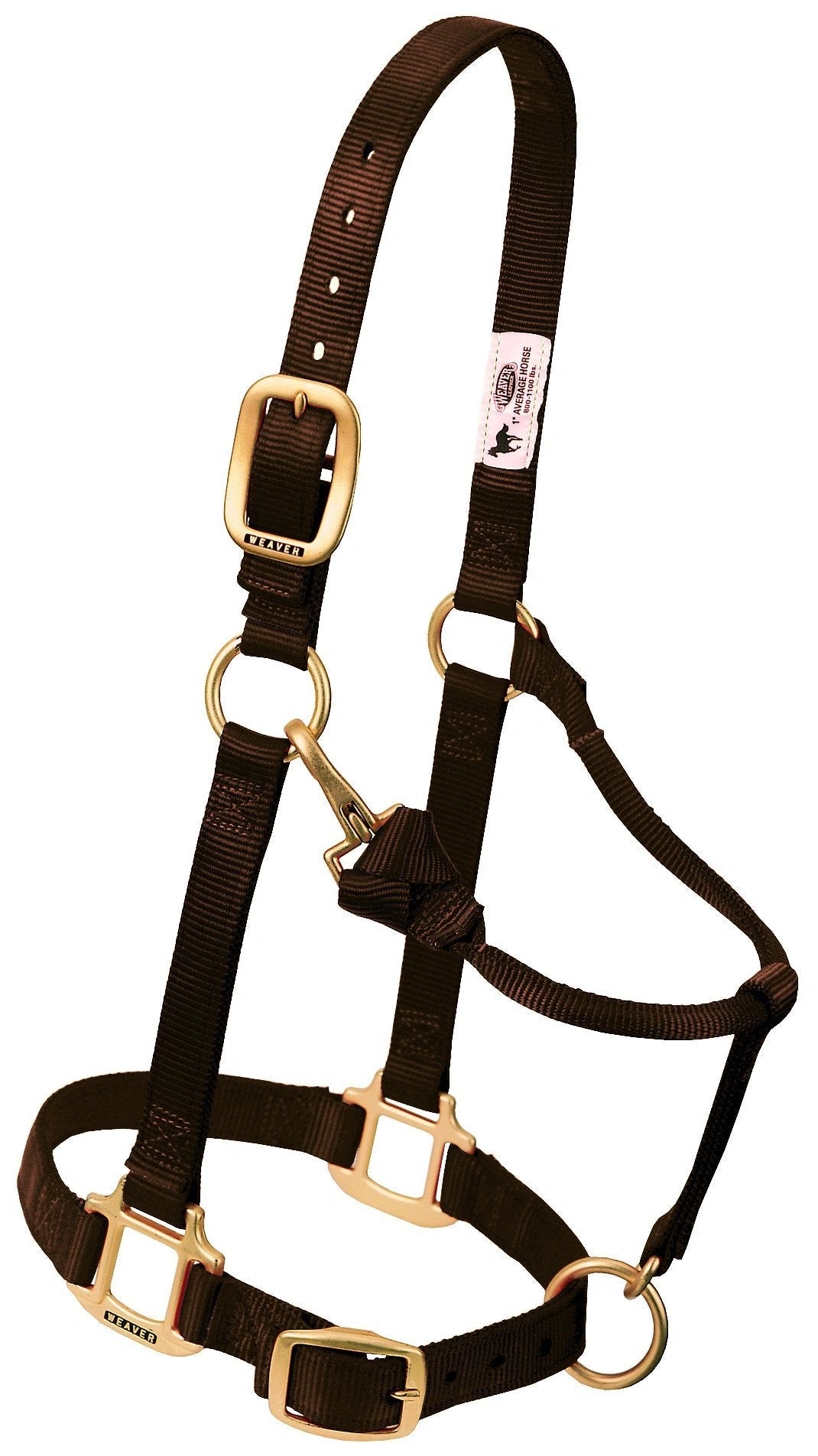 Weaver Leather Horse Halter: Adjustable Nylon for Comfort & Durability
