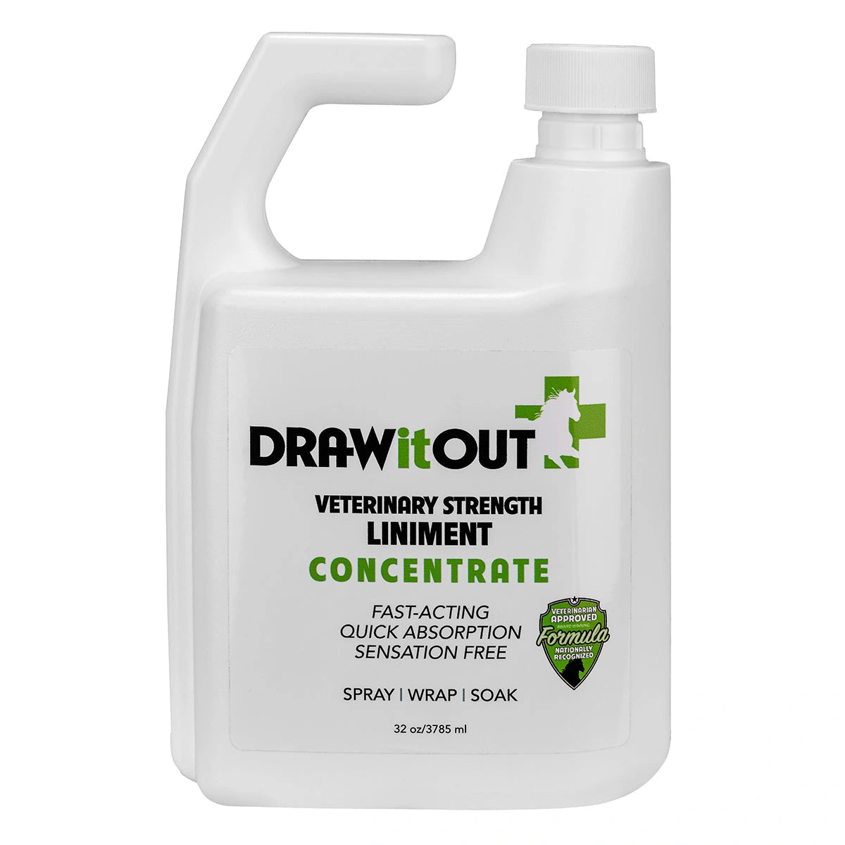 Draw It Out 32oz Horse Liniment Concentrate – Spray, Wrap, or Soak for Fast Equine Relief