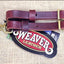 Weaver Leather Doubled & Stitched Hermann Oak Russet Harness Leather Reins with Latigo Liner - 1/2" x 8'