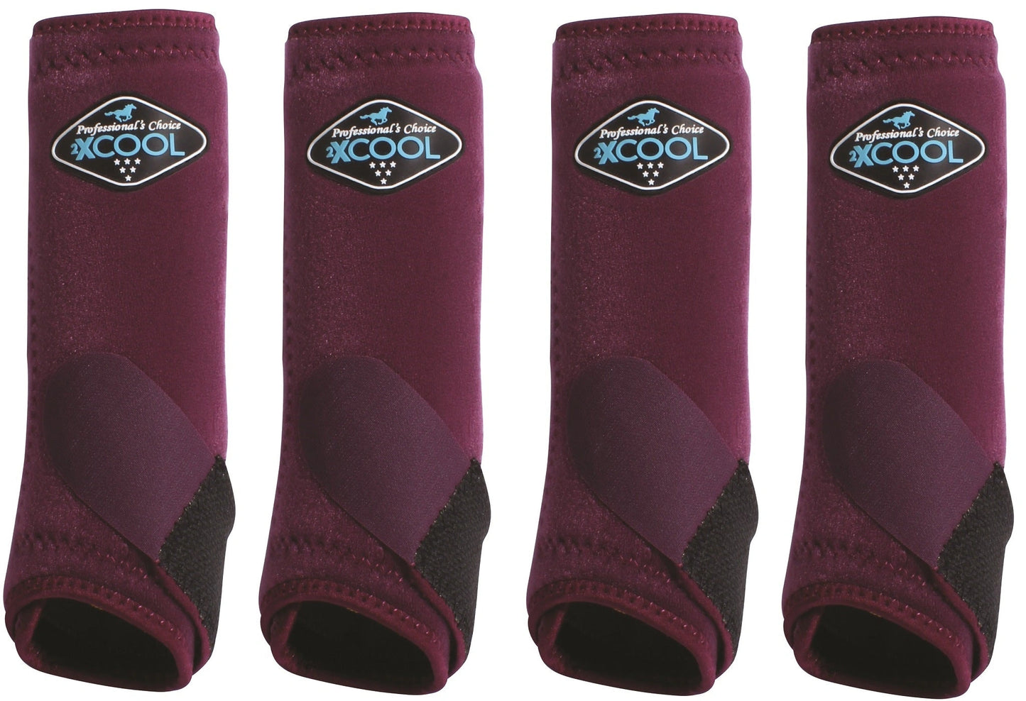 Professional's Choice Sports Medicine 2XCOOL Pattern Horse Equine Boots 4 - Pack - Hooves and Paws