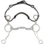 Myler Long Shank Combination Bit - 7 1/2" Shank With Sweet Iron Low Port Comfort Snaffle 5 Inch Mouth Copper Inlay Mb 04 - Hooves and Paws
