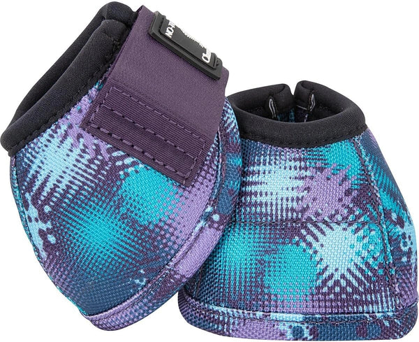 Classic Equine Dyno No-Turn Bell Boots - 2520 Denier DynoHyde Hoof Protection - Fun Colors and Patterns