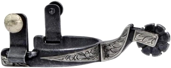 Professional's Choice 1/2In Spur with Silver Accents - 8 Point Rowel