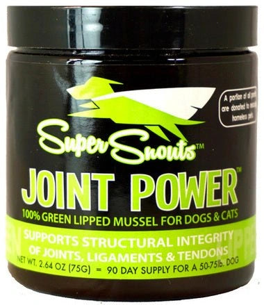 Diggin Your Dog Super Snouts Joint Power - 2.64 Oz - 100% Green Lipped Mussel Dog & Cat Joint Supplement - Hooves and Paws