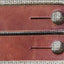 Weaver Leather Basic Single Ply Russet Harness Leather Slobber Straps - 1-1/4" x 10-3/4", Pair