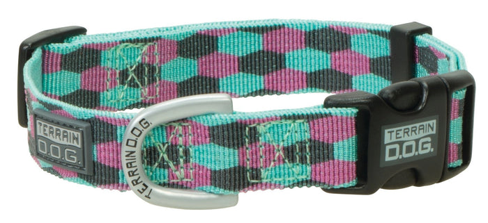 Weaver Leather Terrain D.O.G. Patterned Snap - n - Go Collar - Hooves and Paws