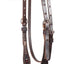 Martin Saddlery Rawhide Laced Browband Headstall - Hermann Oak