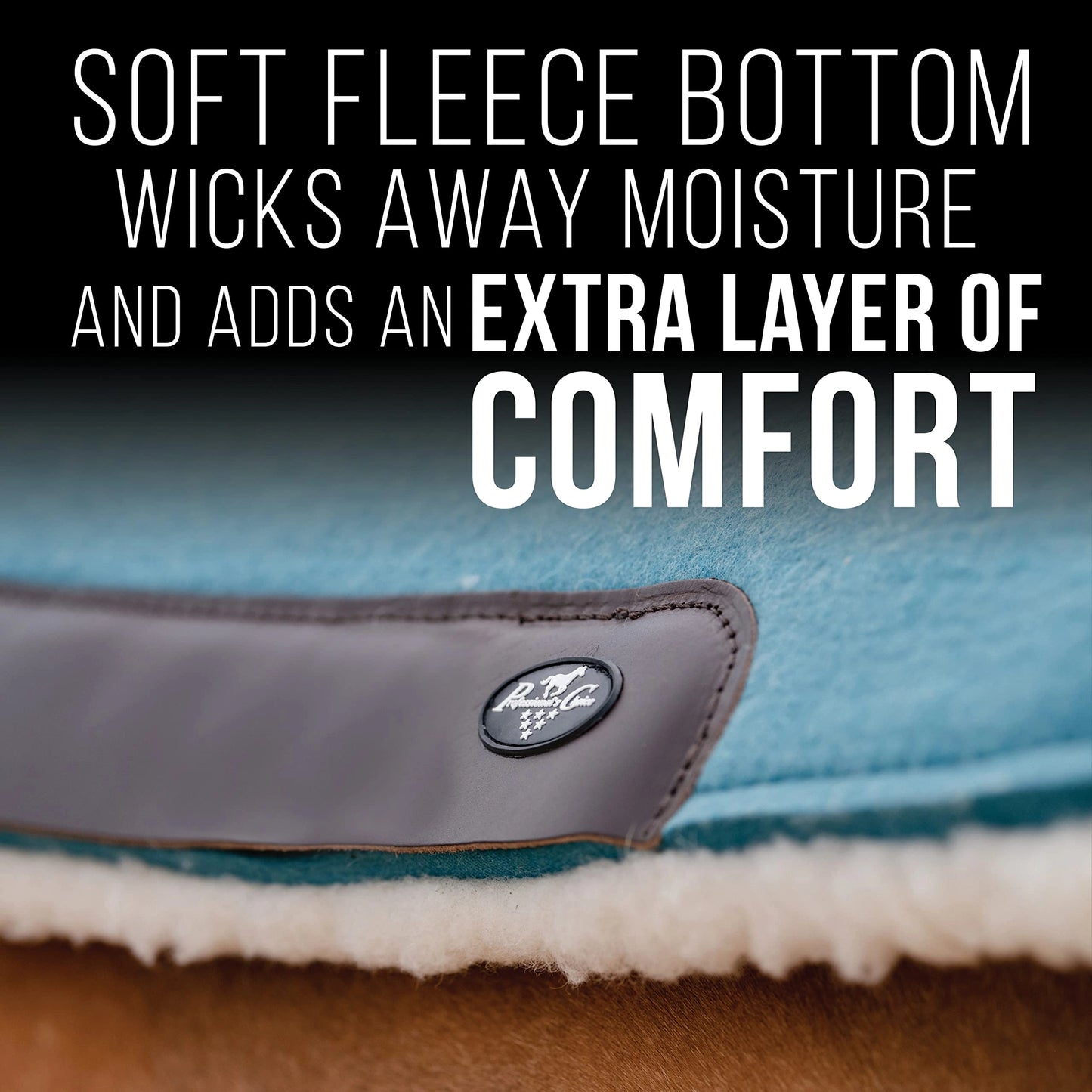 Professional's Choice 100% Wool Felt Contoured Saddle Pad - Pressure Relief & Comfort