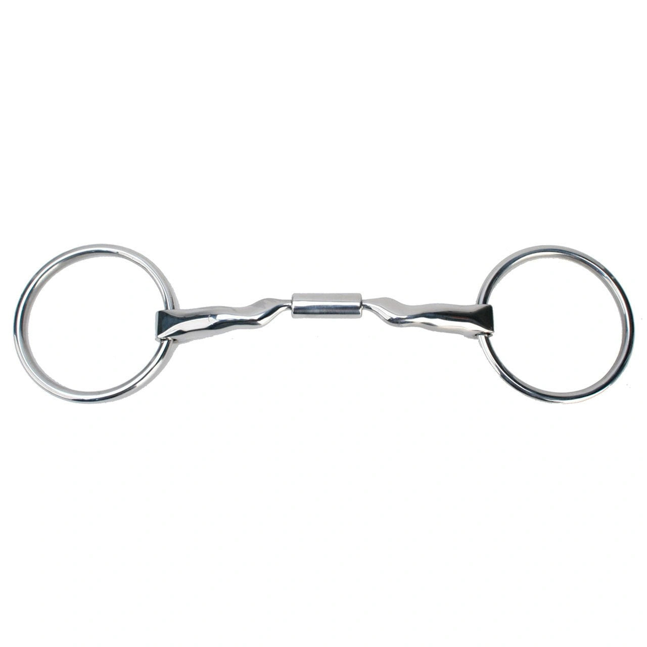 Myler Loose Ring Snaffle 6 Inch Mouth Copper Inlay Stainless Steel Mb 04 - 14mm - Hooves and Paws