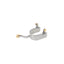 Weaver Leather Ladies' Stainless Steel Spurs - 2-3/4" Shank, 10 Point Brass Rowel, 1-1/2" Band